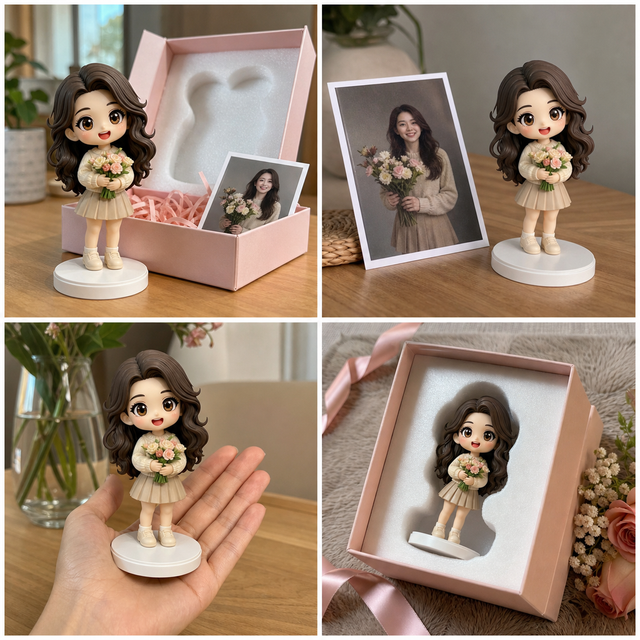 Personalisierte Chibi Figur nach Foto
