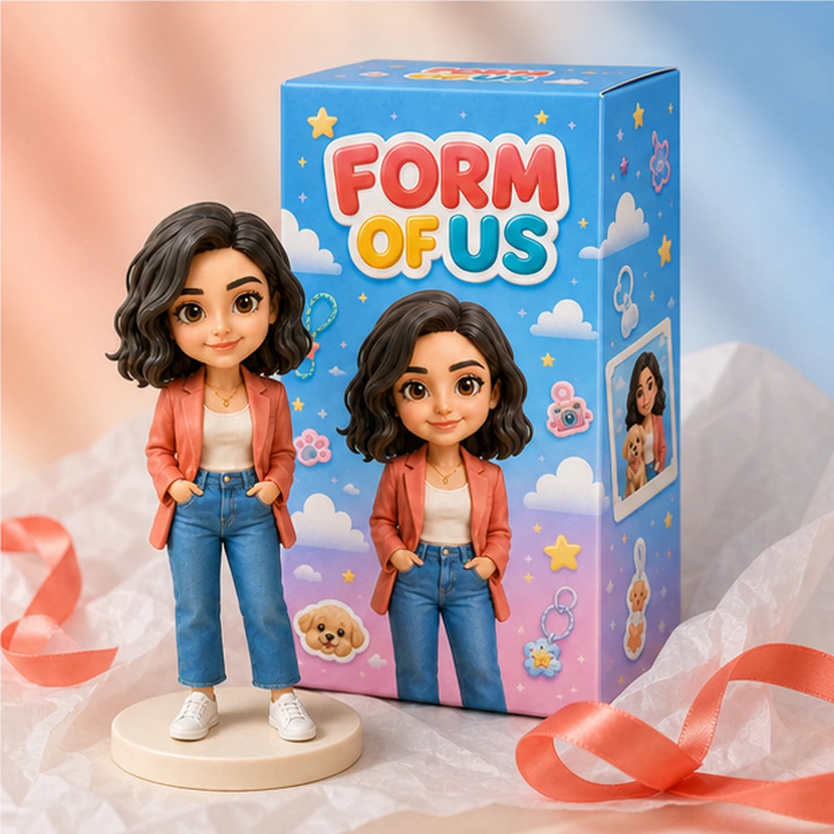 FORM OF US personalized product in its gift-ready box