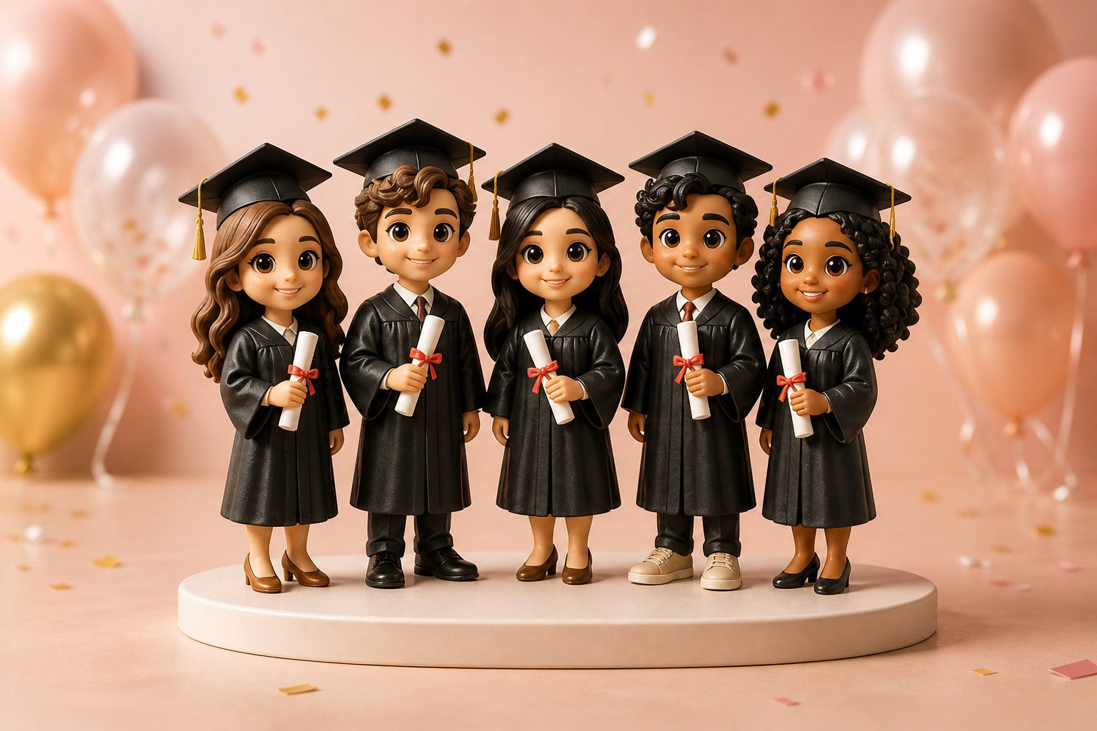 Graduation figurine collection